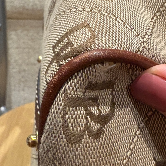 Dooney and Bourke Vintage Signature Canvas Tote - Picture 12 of 17